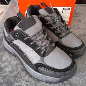 Ozark Trail Gray and Black Men's Athletic Trail Shoes